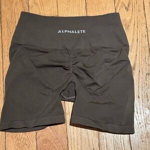 Beige/ light brown alphalete athletics shorts size medium